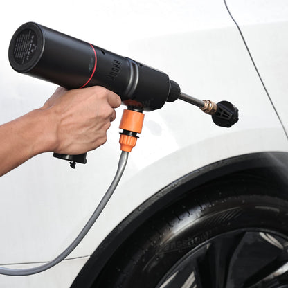 5-in-1 Tesla Jump Starter Kit with 100W Tire Inflator&185 PSI Pressure...