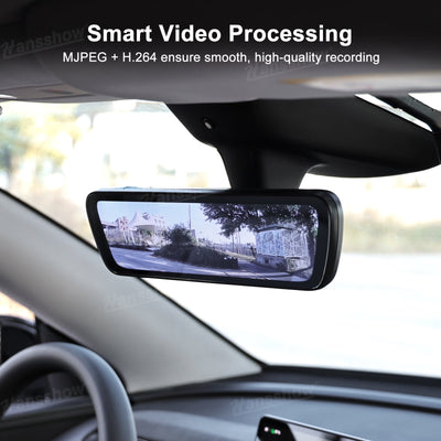 Model Y Juniper Dash Cam demonstrating wide-angle coverage