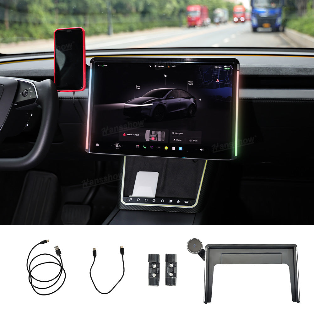 Model Y Juniper Center Console Screen Ambient Light front view