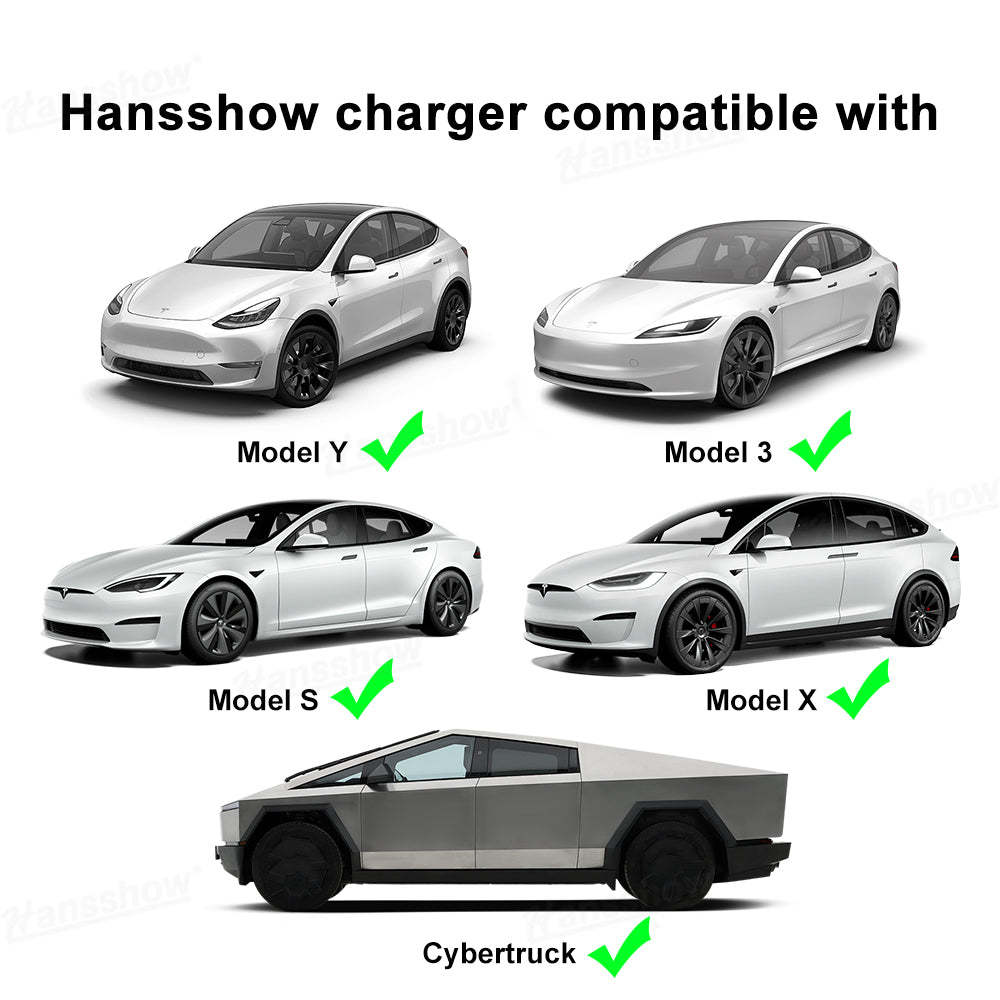 NACS Portable Mobile Connector 40A with NEMA 5-15 & 14-50 Plug OEM-Style for...