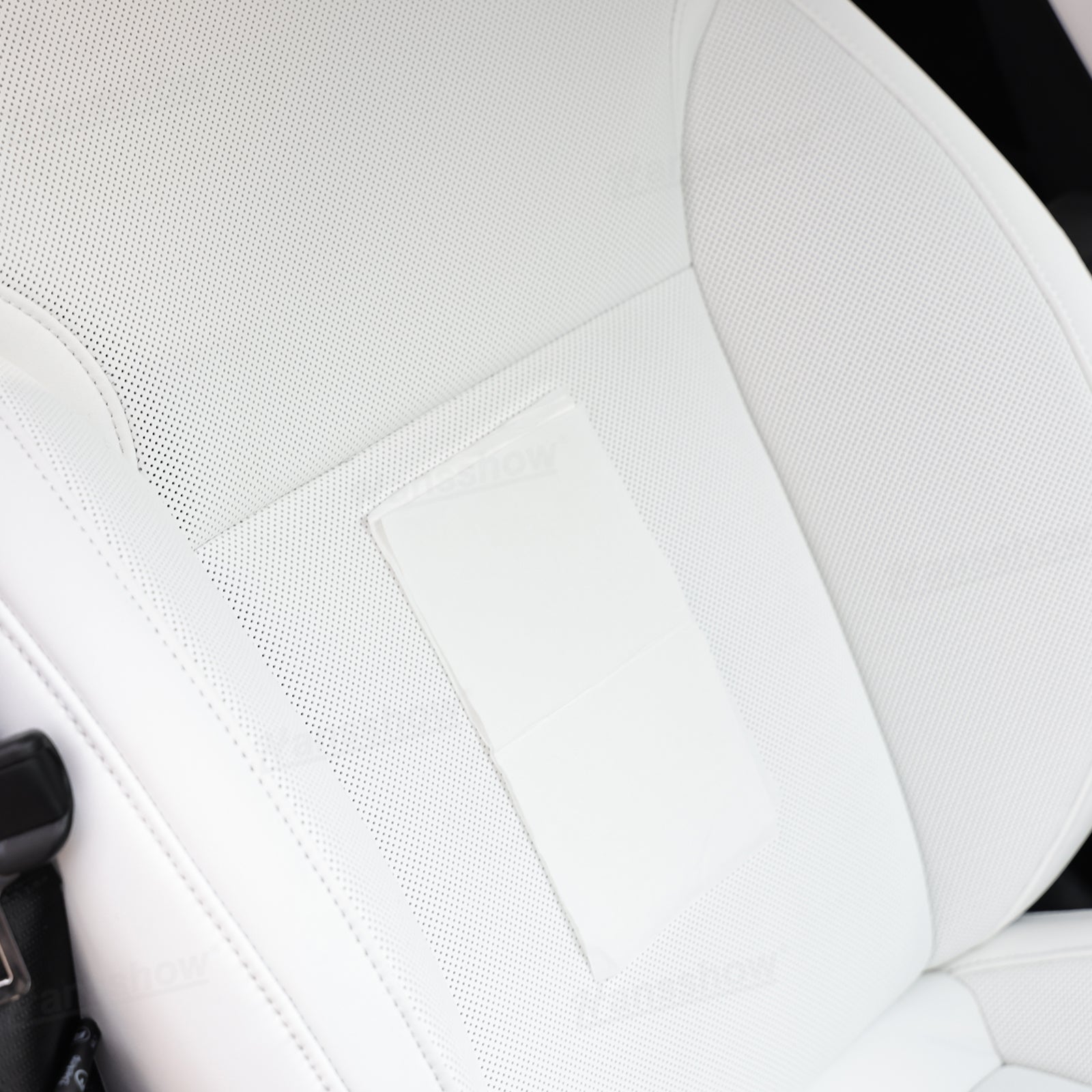 Model Y Juniper Seat Replacement Sport Seats NAPPA Leather In-Car View