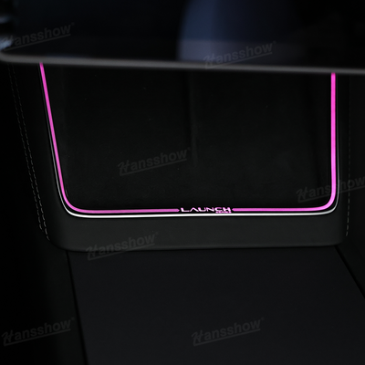 Model Y Juniper Ambient Lighting in action with Comfort Cabin App