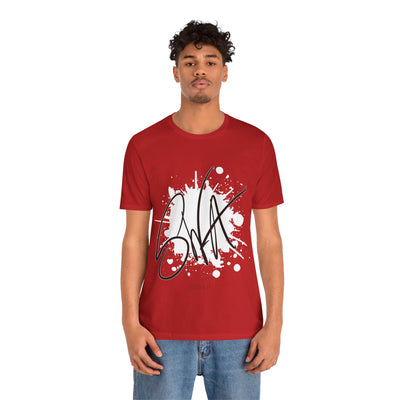 SWA Signature Splash Tee in brown color on display