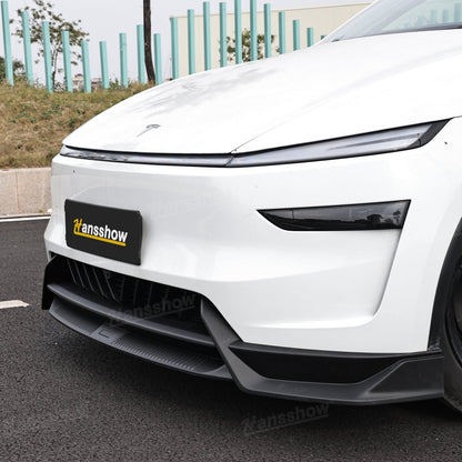 Model Y Juniper ABS Body Kit Performance Style Front Lip - on-road view