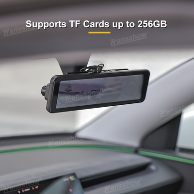 Model Y Juniper Rearview Mirror 10 Inch Dash Cam in action