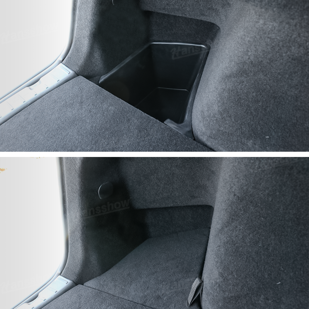 Model Y Juniper Rear Trunk Organizer with minimalistic design