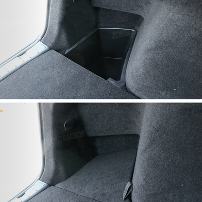 Model Y Juniper Rear Trunk Organizer with minimalistic design