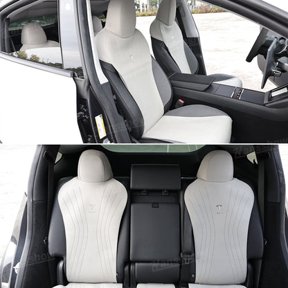Alcantara Seat Cushion for Tesla Model Y & Model 3 easy maintenance