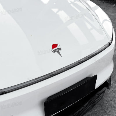 3D Christmas Decorations Waterproof Sticker for Tesla festive design