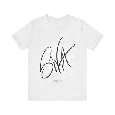 SWA Signature Splash Tee in heather mauve color