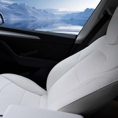 Model Y/Model 3 Bundle Of White Enthusiast Style Kits For Tesla White - Lifestyle shot