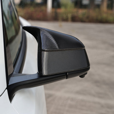 Model Y Juniper Carbon Fiber Side Mirror Covers racing inspired