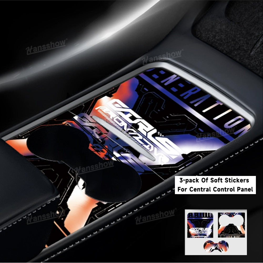 Model Y/3 Upgarde Center Console Wrap Cover - Luxurious finish
