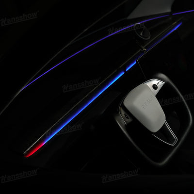 Model Y Juniper Ambient Light 3.0 ambient glow at night
