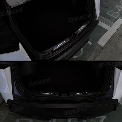 Model Y Juniper Door Sill installation process