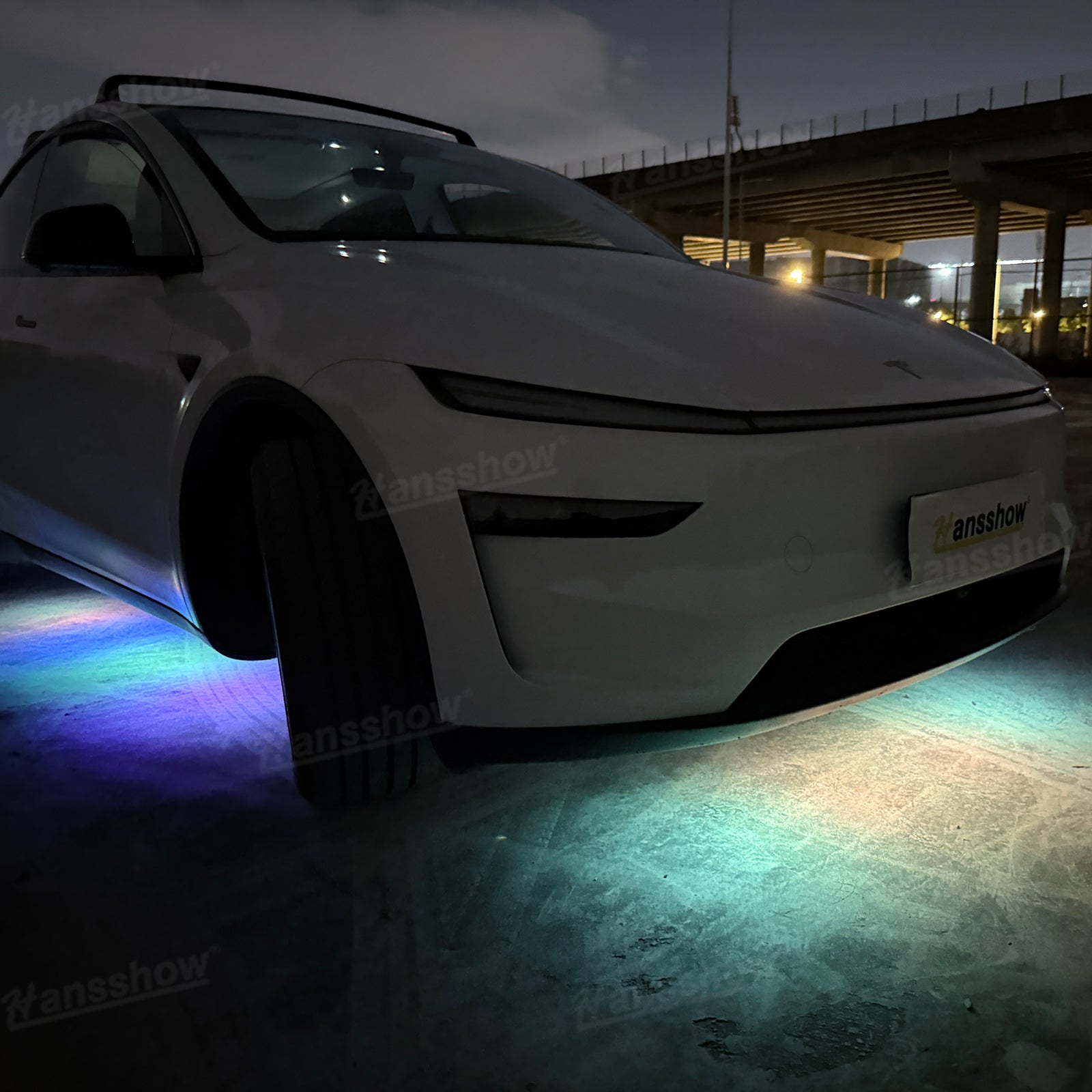 Model Y Juniper Underglow Lights LED Chassis Ambient Lighting Kit - color matching with mood