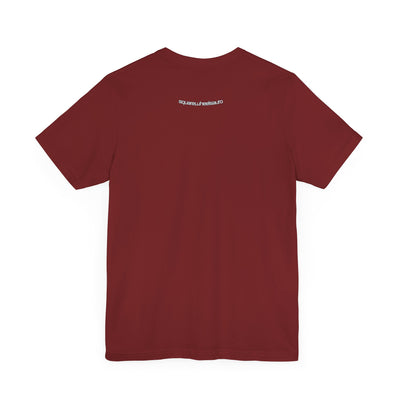 SWA Signature Splash Tee in silver color side view