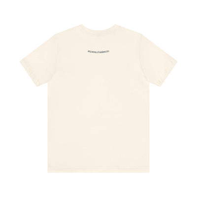 SWA Signature Splash Tee in soft cream color on mannequin