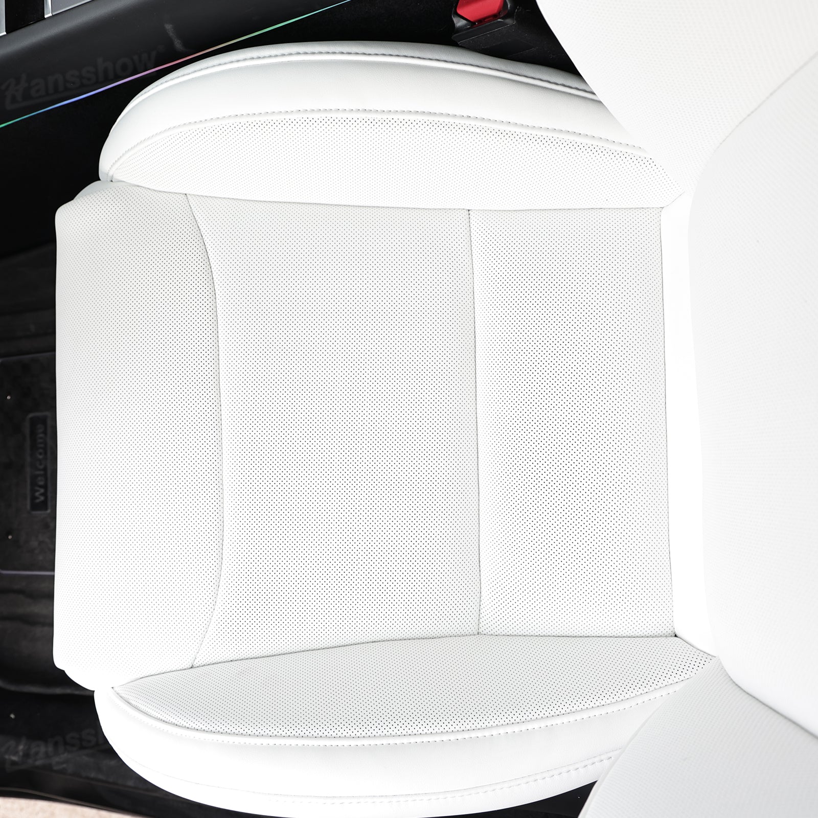 Model Y Juniper Seat Replacement Sport Seats NAPPA Leather Feature Highlight