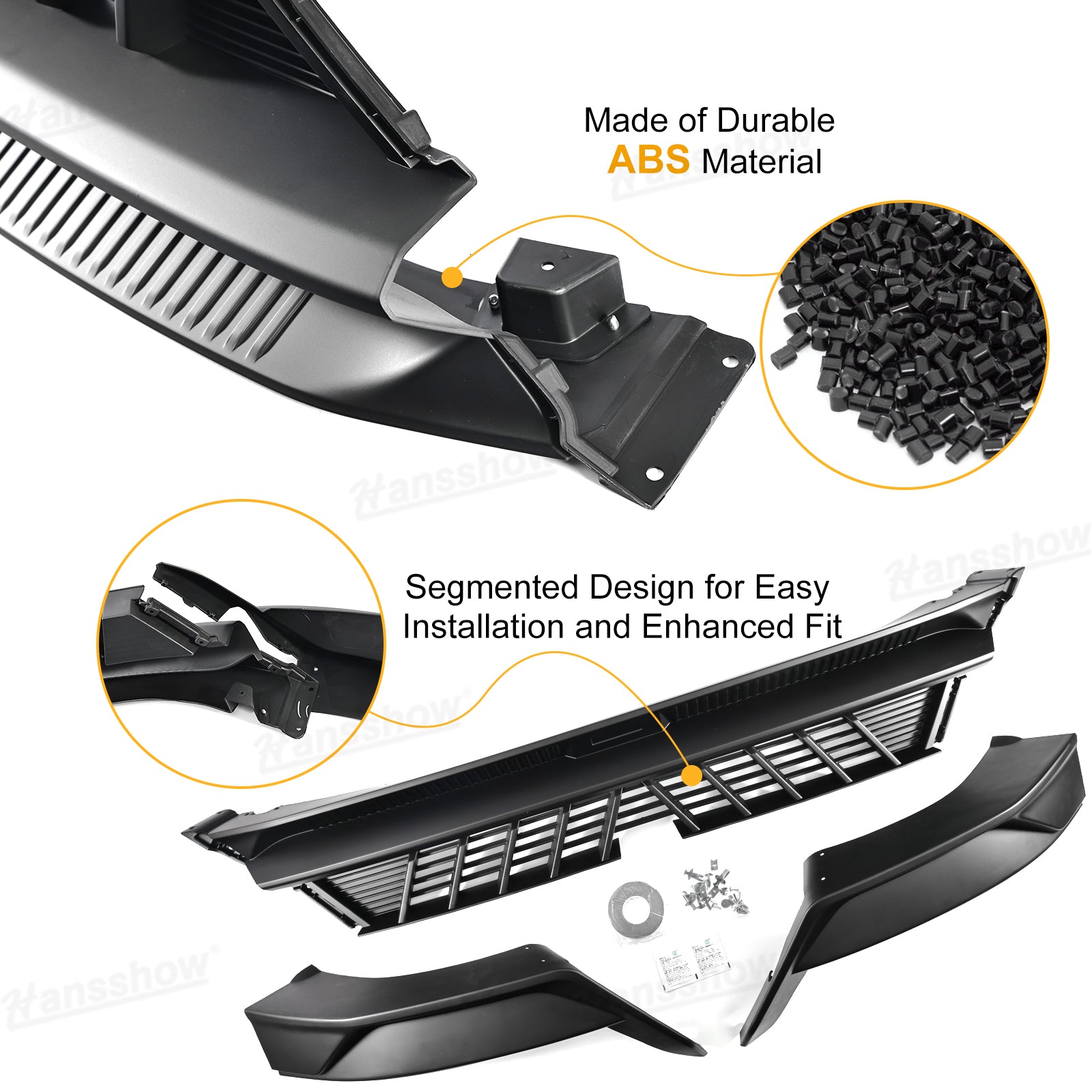 Model Y Juniper ABS Body Kit Performance Style Front Lip & Side Skirts - side angle
