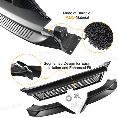 Model Y Juniper ABS Body Kit Performance Style Front Lip & Side Skirts - side angle