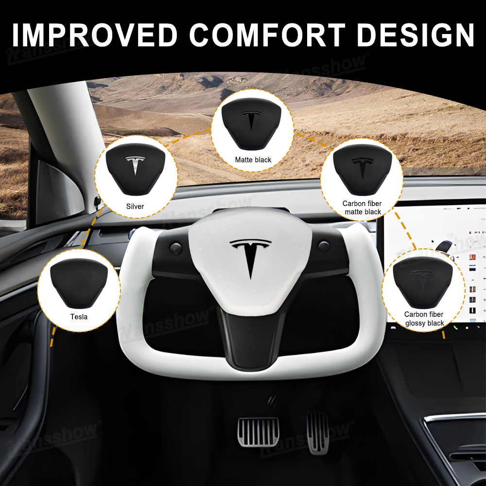 Tesla Model Y/3 Airbag Replacement Cover Custom installed view