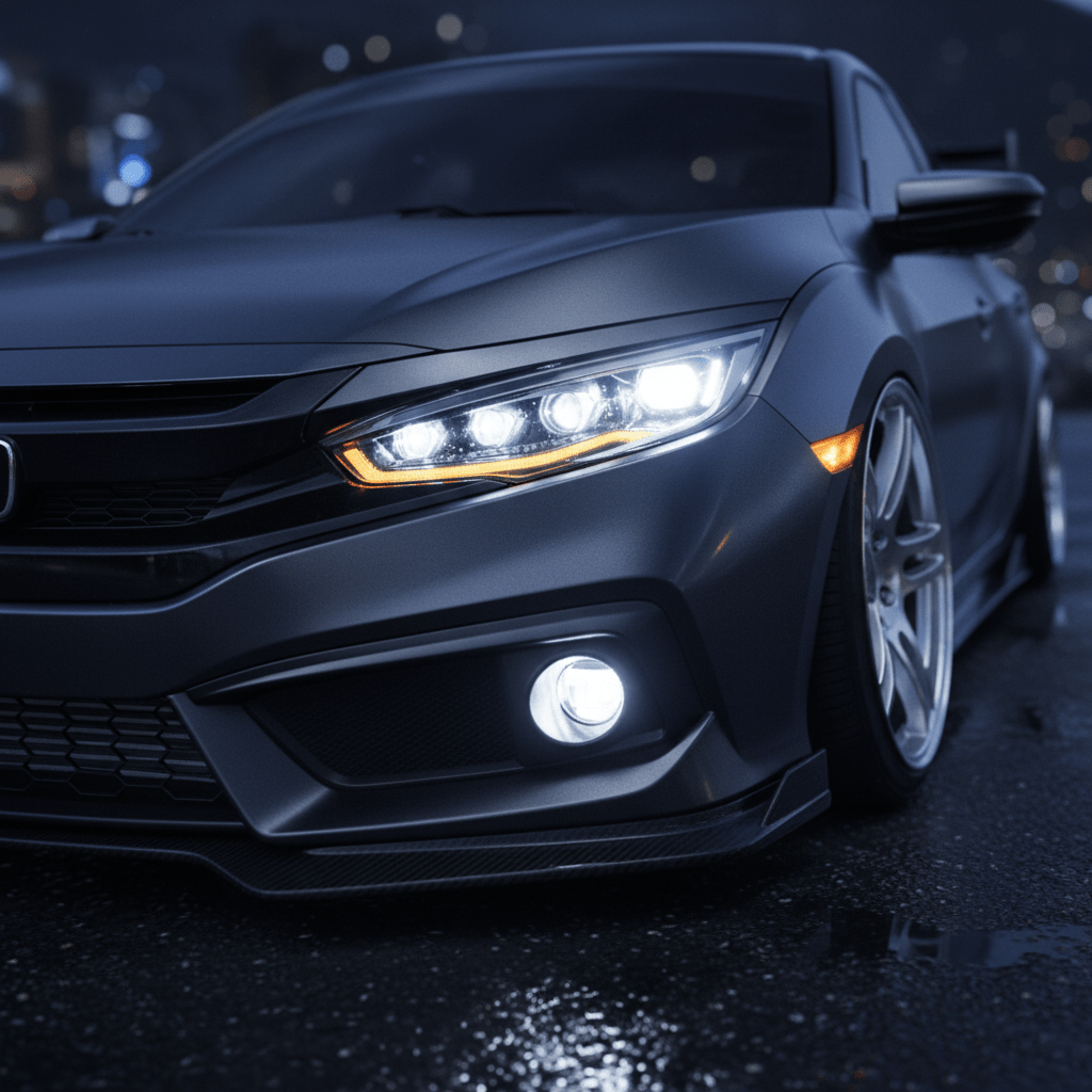 Suitable For Honda Civic 16-22 Headlights Without Rotation