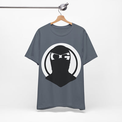 OG Logo Tee model wearing dark grey heather