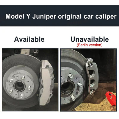 Model Y Juniper Wheel Brake Caliper Cover Set with Tesla Logo - Protective feature