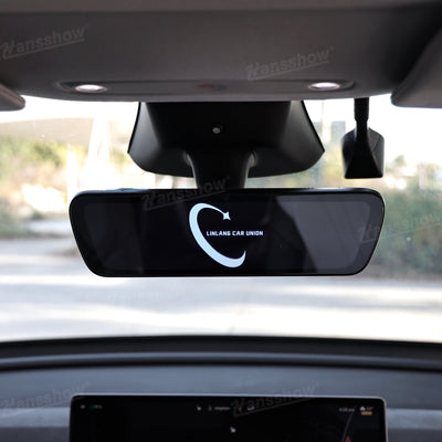 Model Y Juniper Dash Cam showing installation process