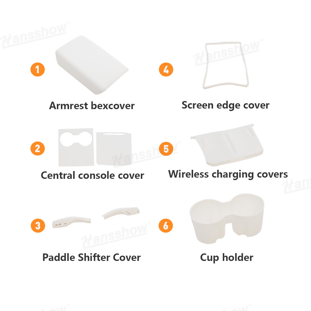Model Y/Model 3 Bundle Of White Enthusiast Style Kits For Tesla White - Installation process