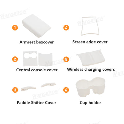 Model Y/Model 3 Bundle Of White Enthusiast Style Kits For Tesla White - Installation process