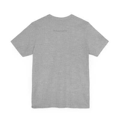 SWA Signature Splash Tee in dark grey color on display