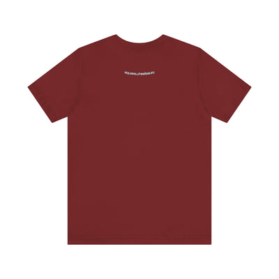 SWA Signature Splash Tee in orange color on mannequin