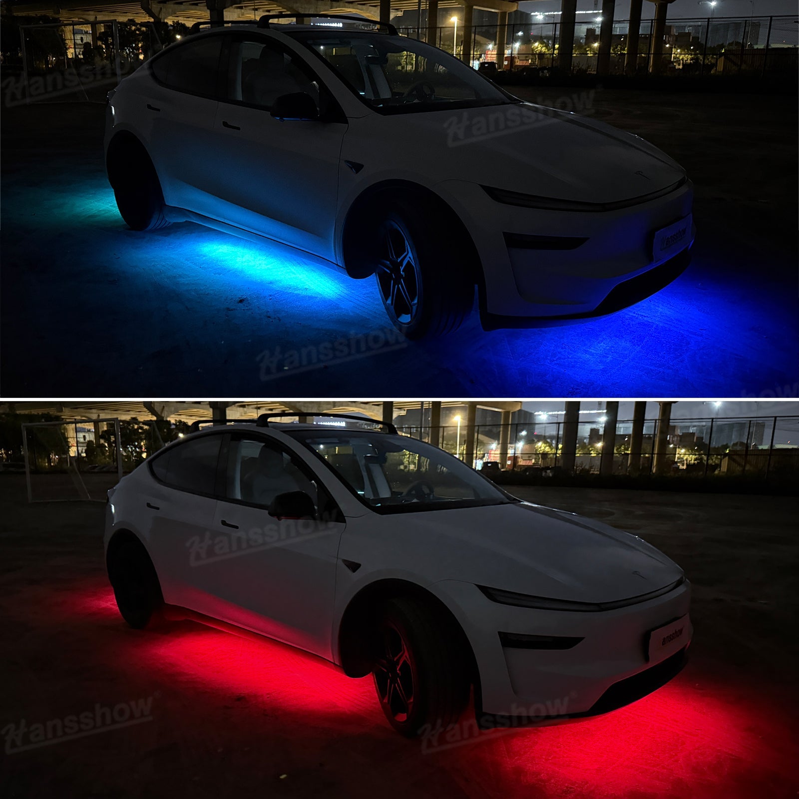 Model Y Juniper Underglow Lights LED Chassis Ambient Lighting Kit - ambient lighting effect