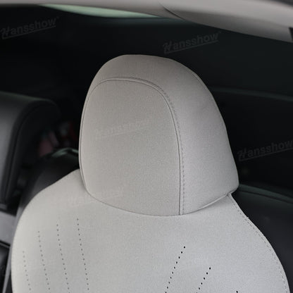 Alcantara Seat Cushion for Tesla Model Y & Model 3 lifestyle shot