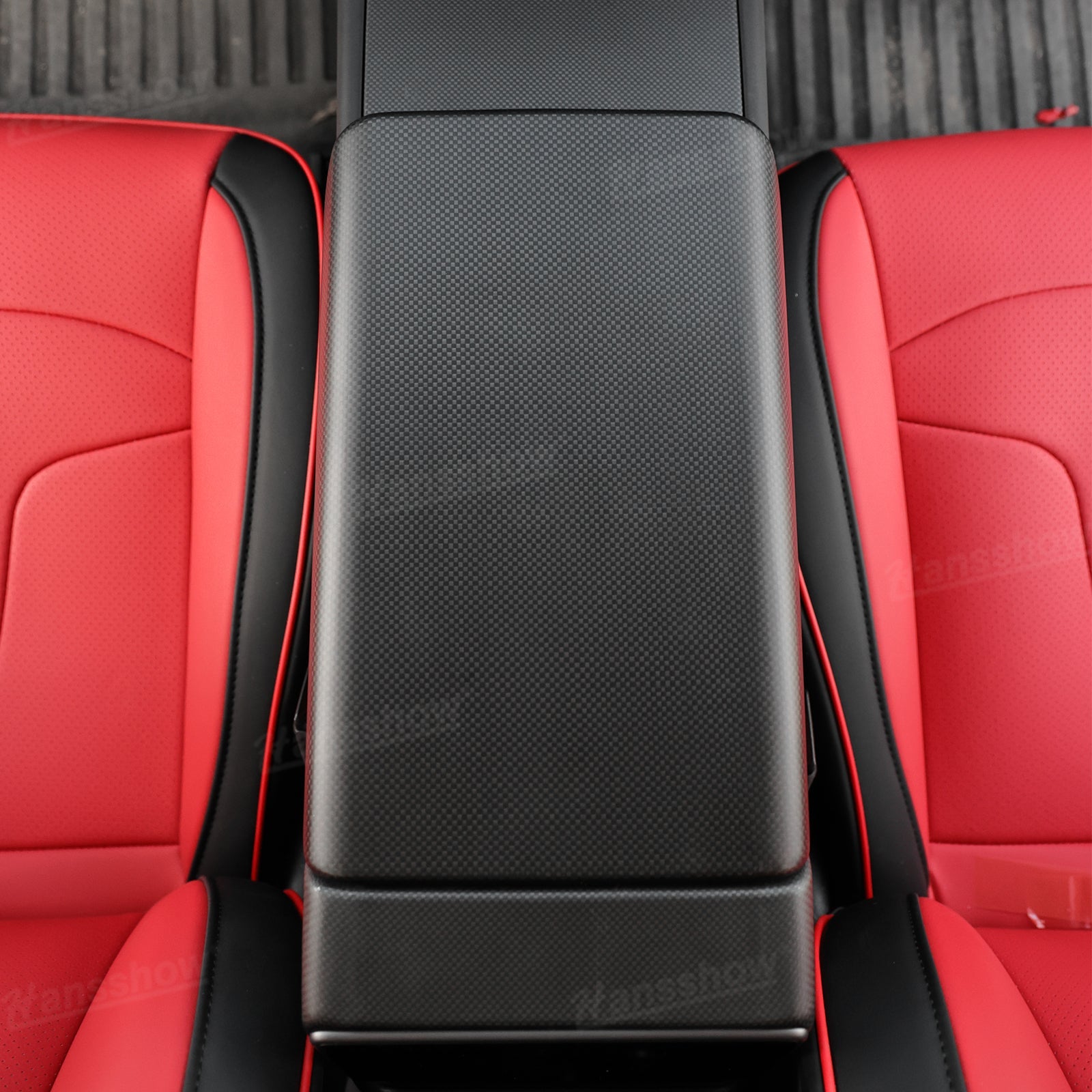 Model Y Juniper Real Carbon Fiber Cover Interior Set scuff resistance