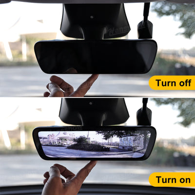 Model Y Juniper Dash Cam in direct sunlight visibility