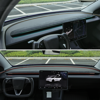 Model Y/3 Streamer Ambient Light LED Strip Light interior view