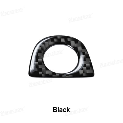 Model Y Juniper Flexible Urethane Carbon Fiber Front Camera Frame Sticker - texture detail