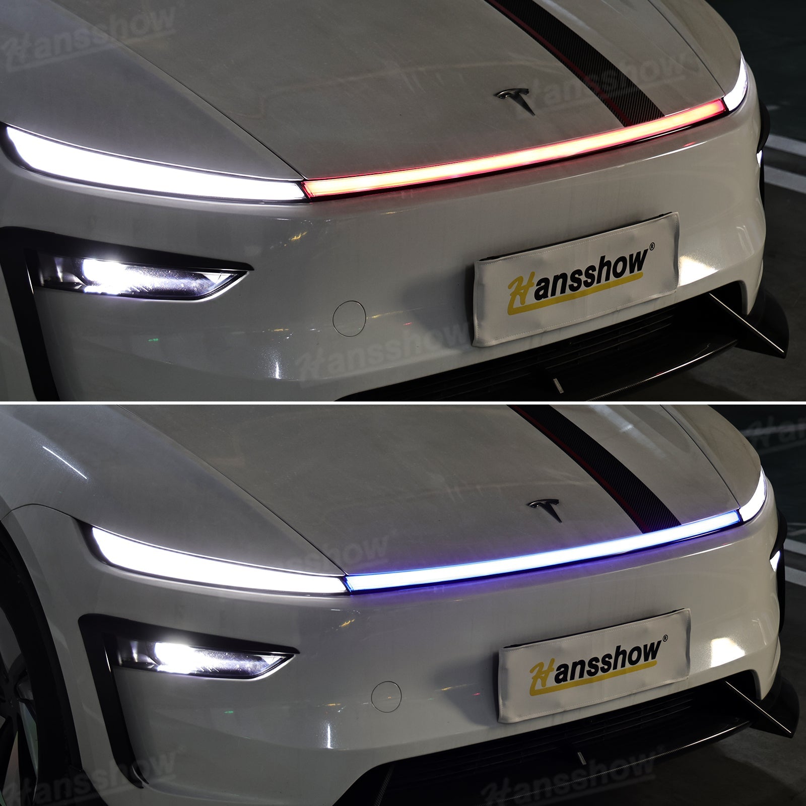 Model Y Juniper RGB Daytime Running Lights with mobile app