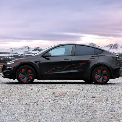 Model Y Juniper Custom Stripe Decal Kit front view