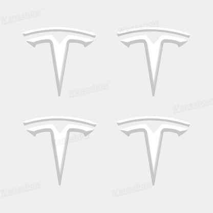 Model Y Juniper/3 Highland 3D Wheel Hub Center Cap Emblem from above