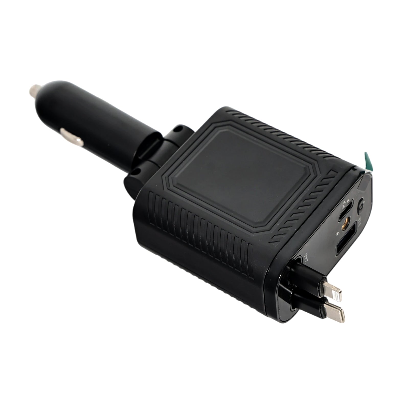 4-in-1 Charging Hub 120W Fast Charging Retractable Cable Hub with Starry...