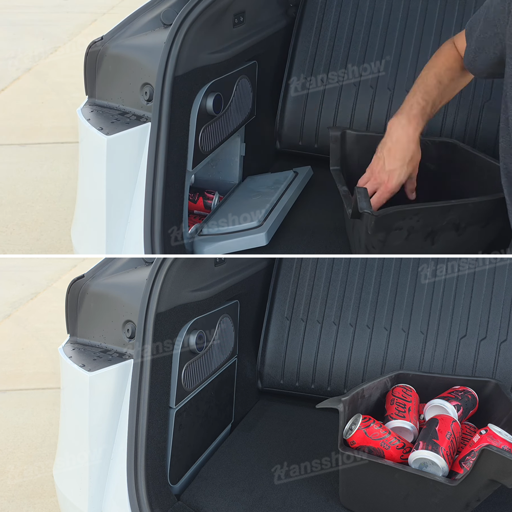 Model Y Juniper Built-in Refrigerator Rear Trunk Side Pocket Fridge - minimalist style