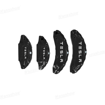 Model Y Juniper Wheel Brake Caliper Cover Set with Tesla Logo - Durable construction