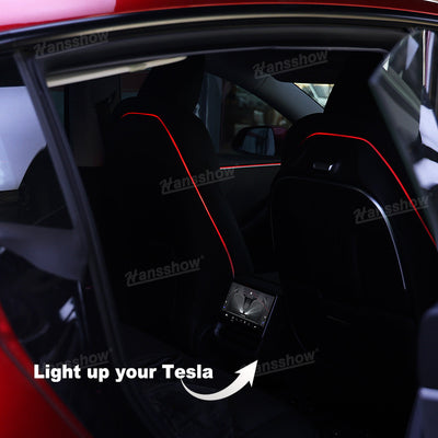 Model Y Juniper/3 Highland Ambient Lighting Kit interior view