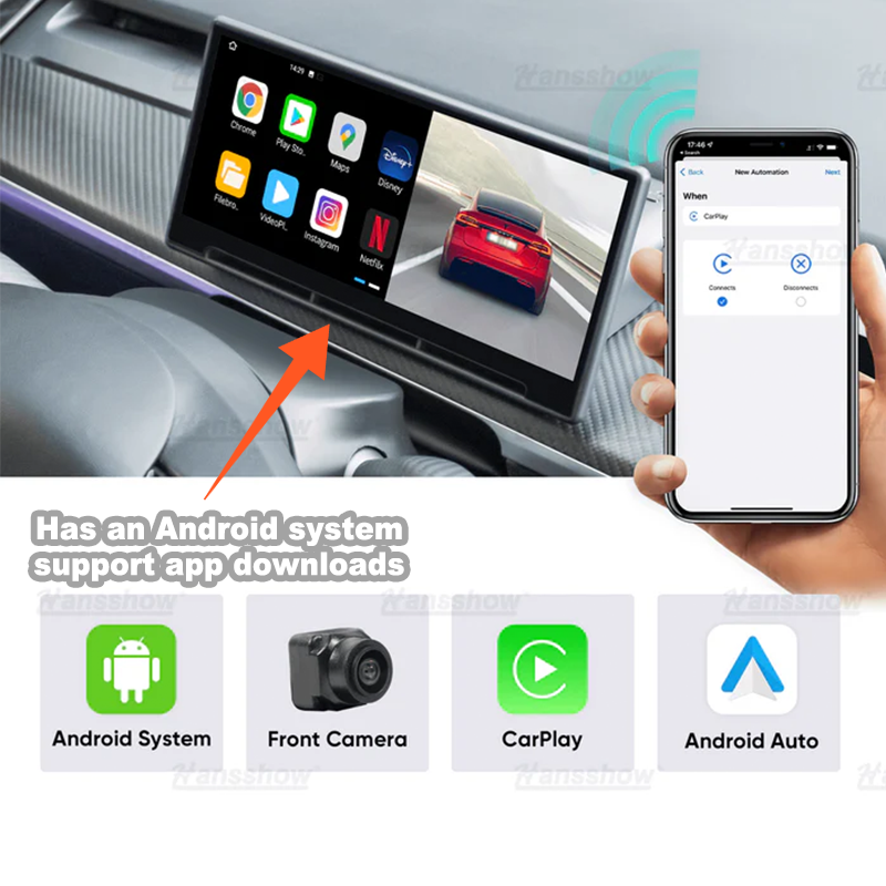 Model 3/Y F9 Touch Screen Smart Dashboard from driver's seat