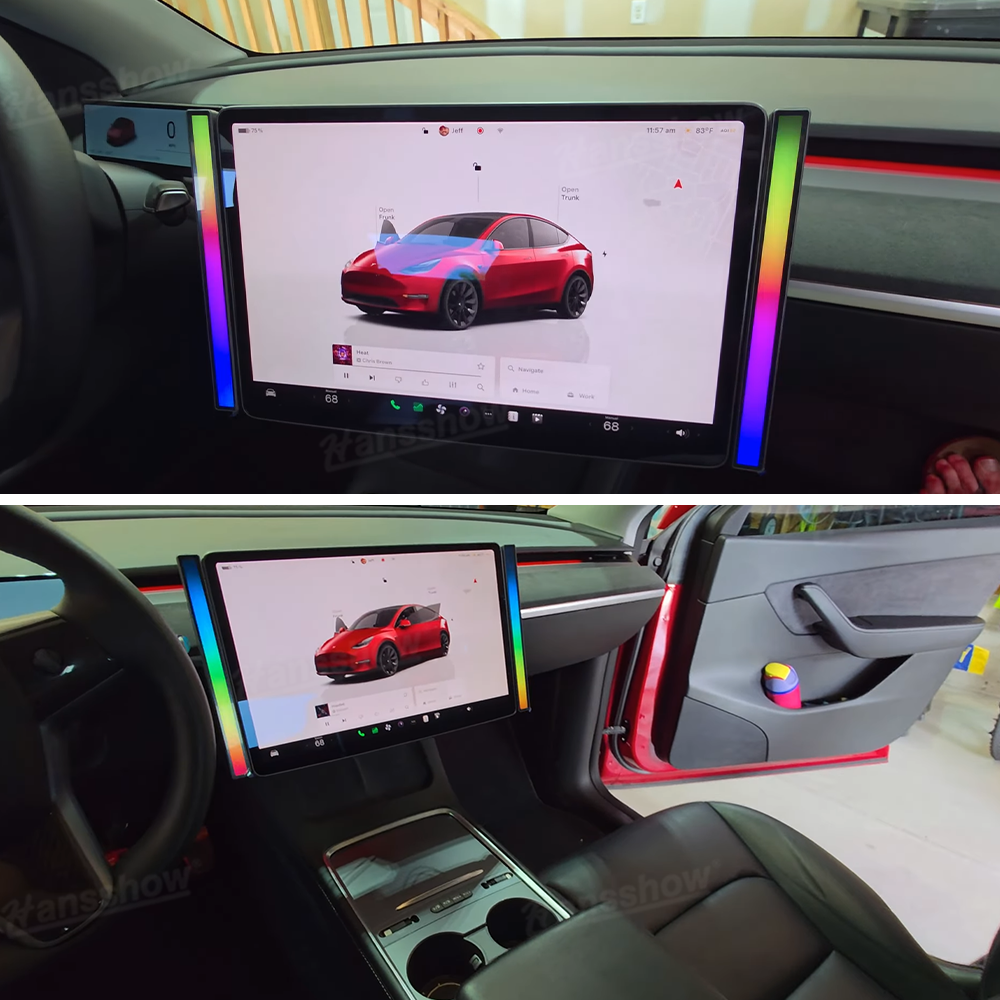 Model 3 & Y Ambient Lights sleek design