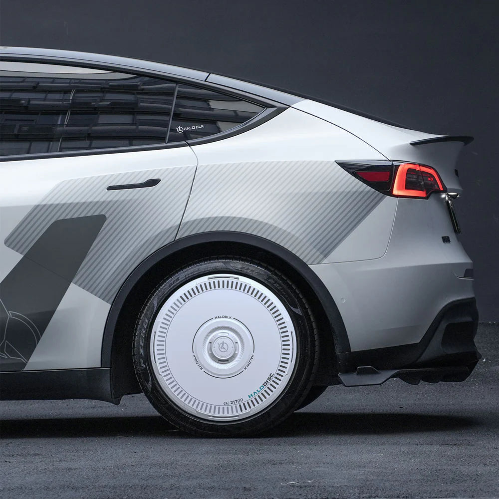 HALODISC 2 Wheel Covers for Tesla Model Y 18, 19, 20, 21 Überturbine Wheels丨Charging